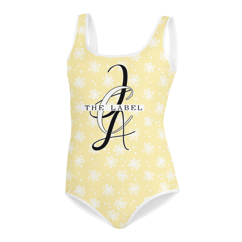 KIDS: Youth Swimsuit in Lovely Lemon