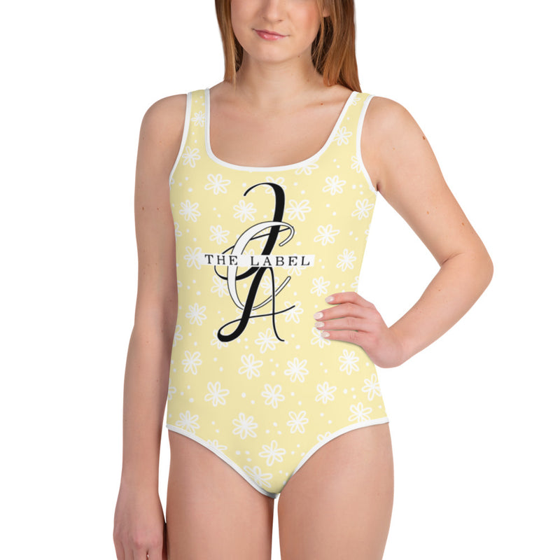 KIDS: Youth Swimsuit in Lovely Lemon