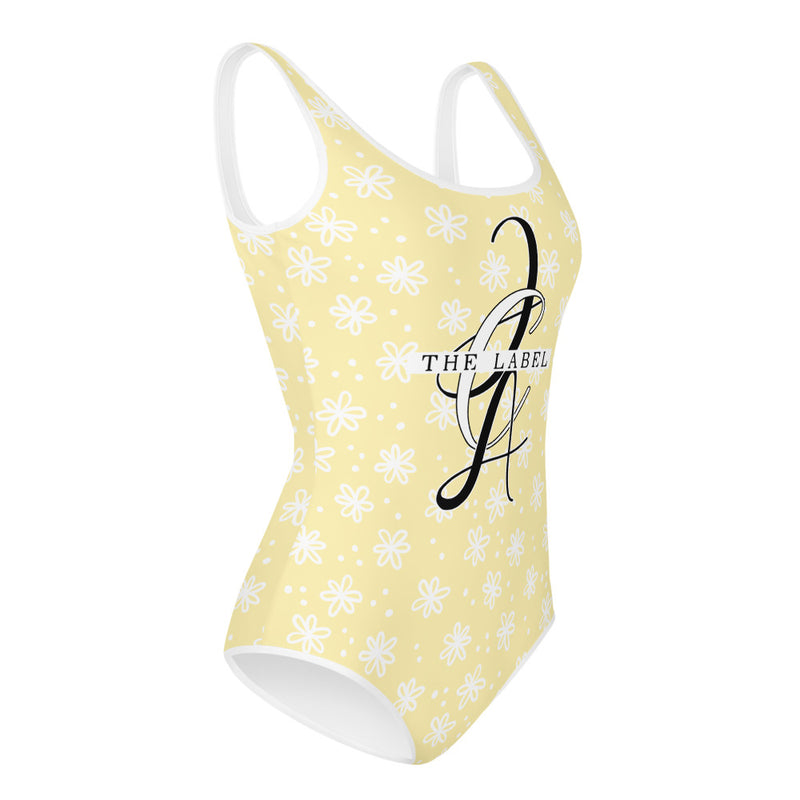 KIDS: Youth Swimsuit in Lovely Lemon