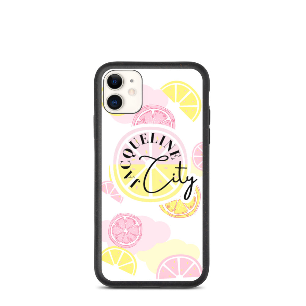 Eco-Friendly Phone Case in Lemon Slices