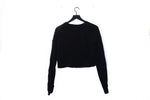 Ramona’s Black Cropped Crewneck