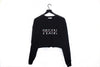 Ramona’s Black Cropped Crewneck