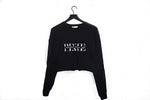 Ramona’s Black Cropped Crewneck