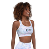 Padded Sports Bra in SNOW QUEEN