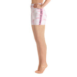 Pink Marble Bike Shorts Co-Ord