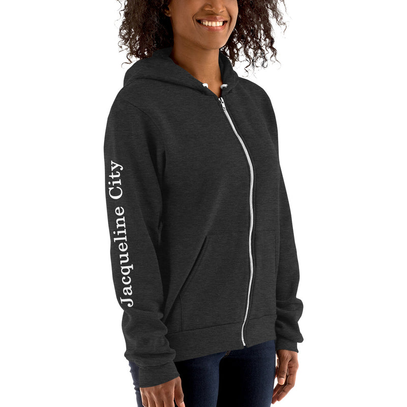 APPAREL Minimal Zip Up Hoodie
