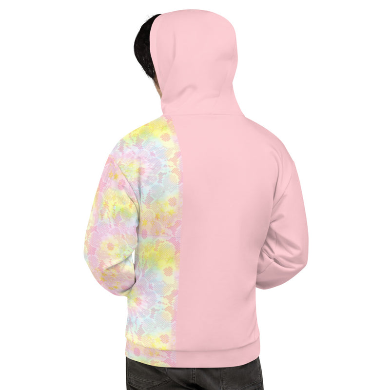 Pink Tie-dye Unisex Hoodie