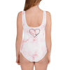 Pink Marble Youth Swimsuit (8 - 20)