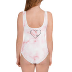 Pink Marble Youth Swimsuit (8 - 20)