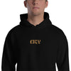 CITY Embroidered Unisex Hoodie