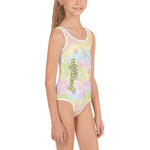 Pastel Tie-dye Kids Swimsuit