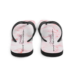 Pink Marble Flip-Flops