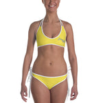 Reversible Tie-Dye/Yellow Bikini