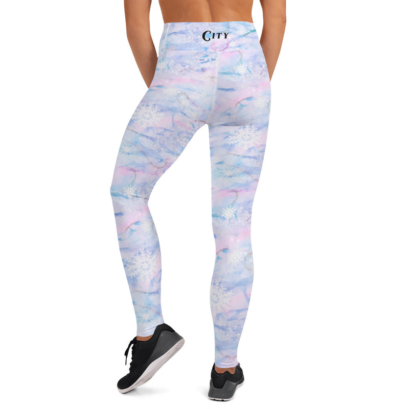 Yoga Leggings in SNOW QUEEN