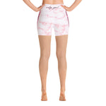 Pink Marble Bike Shorts Co-Ord