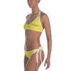 Reversible Tie-Dye/Yellow Bikini