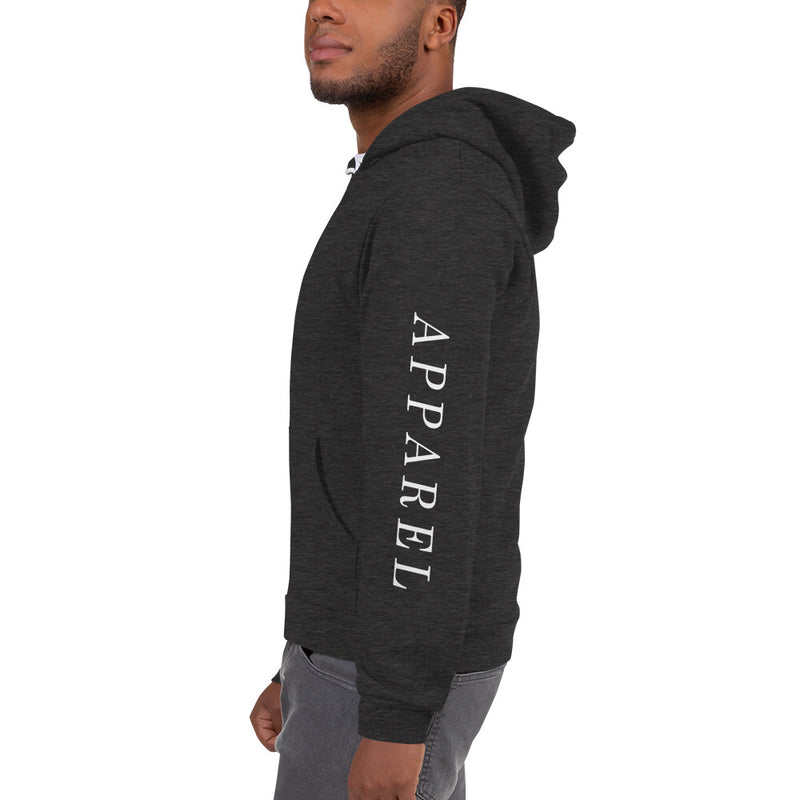 APPAREL Minimal Zip Up Hoodie