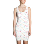 JC Love White Pattern Dress