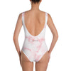 Pink Marble One-Piece Swimsuit