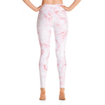 Pink Marble Yoga Leggings Co-Ord