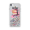 "Make A Wish" Liquid Glitter iPhone Case