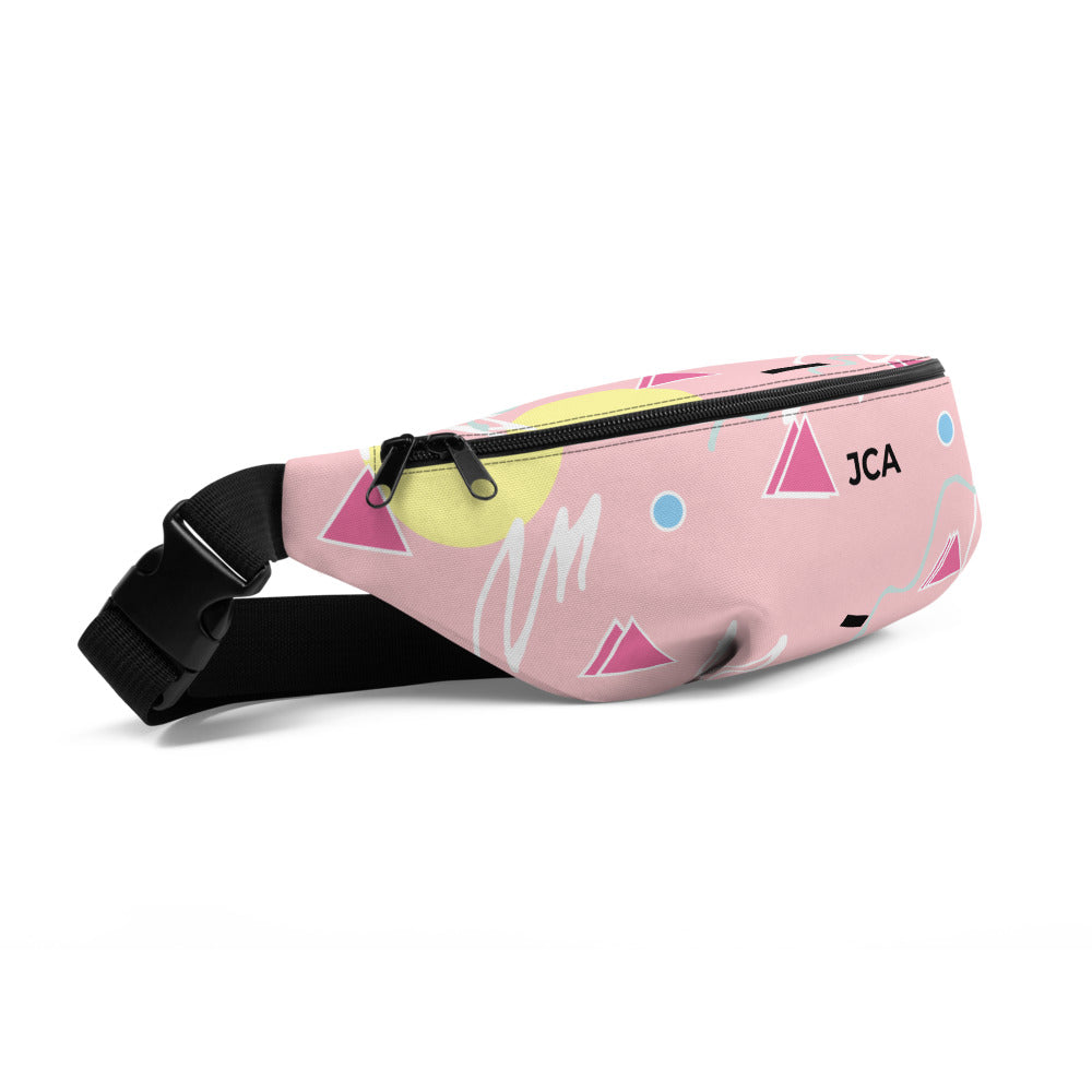 Pink 80s Print Fanny Pack – Jacqueline City Apparel