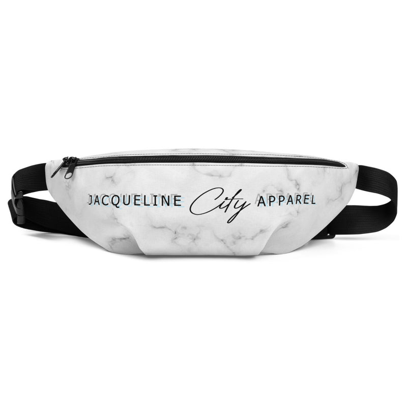 Black Marble Fanny Pack