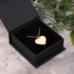 CITY Engraved Heart Necklace
