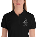 Fitted Embroidered Women's Polo Shirt