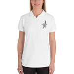 Fitted Embroidered Women's Polo Shirt