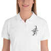 Fitted Embroidered Women's Polo Shirt