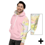 Pink Tie-dye Unisex Hoodie