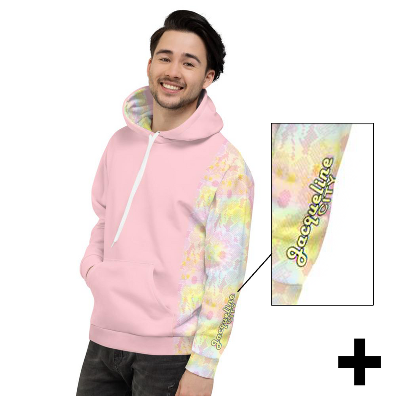 Pink Tie-dye Unisex Hoodie