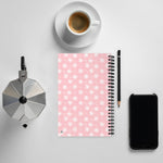 Yellow and Pink Spiral Notebook