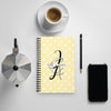 Yellow and Pink Spiral Notebook