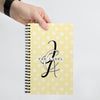 Yellow and Pink Spiral Notebook