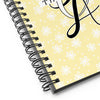 Yellow and Pink Spiral Notebook