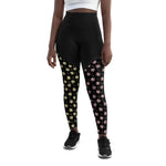 Premium Compression Leggings in Wild Daisy