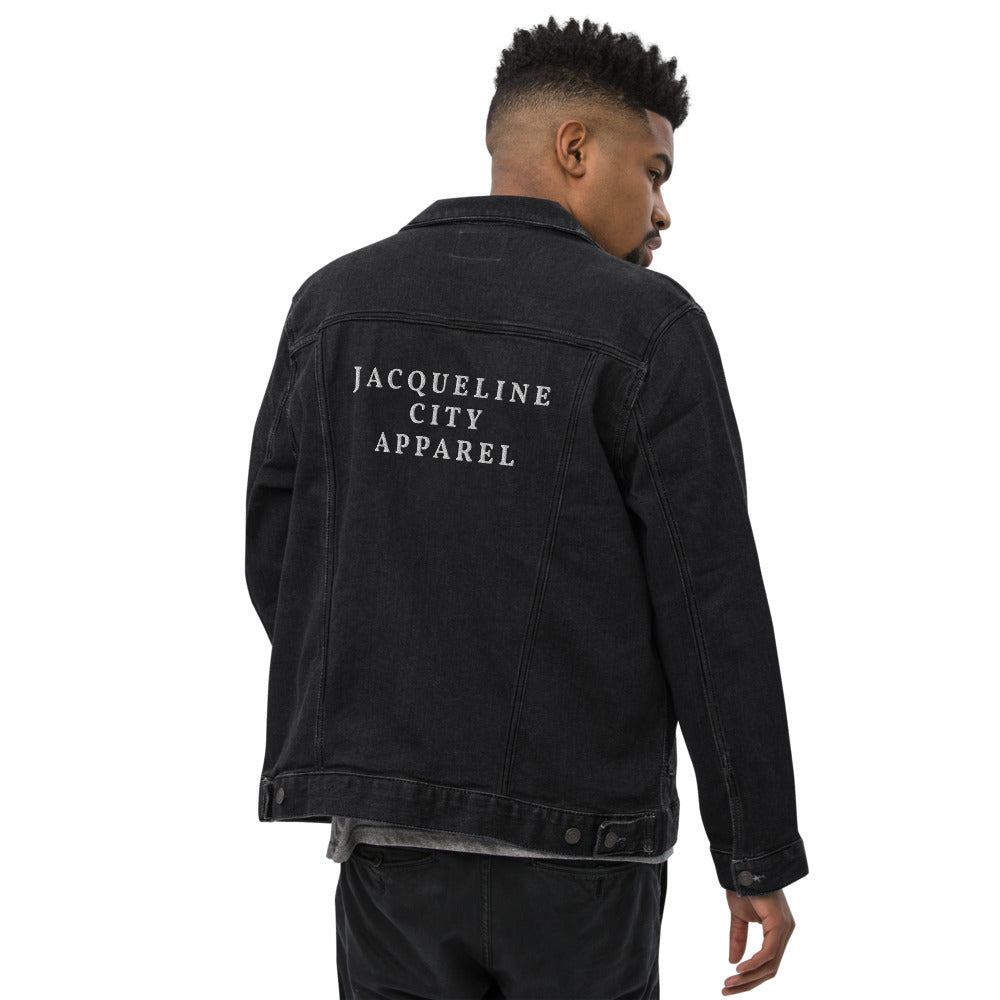 Embroidered Unisex Denim Jacket – Jacqueline City Apparel